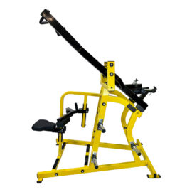 Posilňovacie zariadenie Hammer Strength Plate Loaded Wide Pulldown na tréning chrbtových svalov
